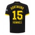Borussia Dortmund Mats Hummels #15 Kopio Vieras Pelipaita 2023-24 Lyhyet Hihat